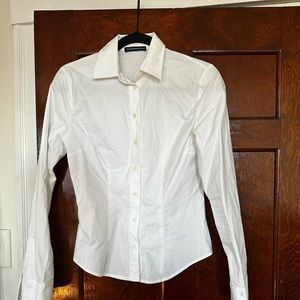 Brandy Melville white fitted button down